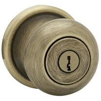 Kwikset Juno Keyed Entry Knob Featuring Smartkey® in AB