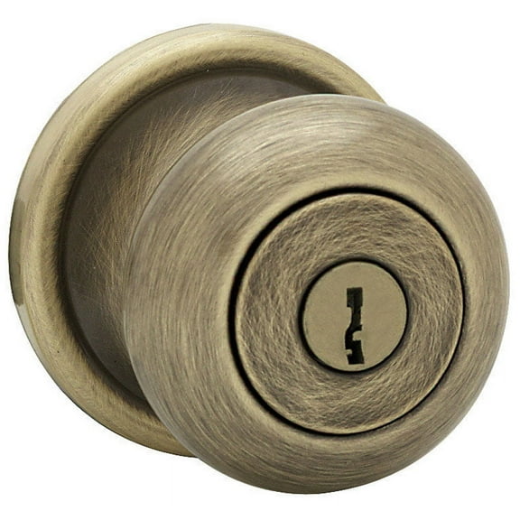 Kwikset Juno Keyed Entry Knob Featuring Smartkey® in AB
