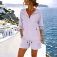 thumbnail image 2 of hotojiny Tracksuit for Women 2 Piece Casual Zipper Long Sleeve Jackets and Running Joggers Fashion Workout Outfits, 2 of 6