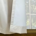 thumbnail image 6 of Mainstays Olan Textured Solid Blackout Grommet Curtain Panel Pair Window Treatment, Set of 2 Room Darkening Drapes for Bedroom, Beige, 37" W x 63" L, 6 of 9