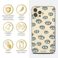 thumbnail image 4 of Case Yard iPhone-12/12-Pro Case Clear Soft & Flexible TPU Ultra Low Profile Slim Fit Thin Shockproof Transparent Bumper Protective Cover Drop Protective Cell Phone Cases (All Seeing Eyes), 4 of 8