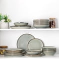 thumbnail image 2 of AmorArc Ceramic Cereal Bowls Set of 6, 24 oz Handmade Stoneware Bowls Set for Cereal Soup Salad, Stylish Kitchen bowls for Meal, Dishwasher & Microwave Safe, Reactive Glaze-Green Wheat, 2 of 8