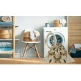 thumbnail image 2 of Ahgly Company Machine Washable Indoor Rectangle Transitional Khaki Gold Area Rugs, 4' x 6', 2 of 7