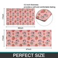 thumbnail image 7 of Pink Cow Strawberry Hat Pattern Kitchen Rugs Sets Of 2,Anti Fatigue Kitchen Mat Rugs Non Slip Washable,Decorative Kitchen Floor Mats for Kitchen,Sink,Laundry,17"x30"+17"x47", 7 of 7