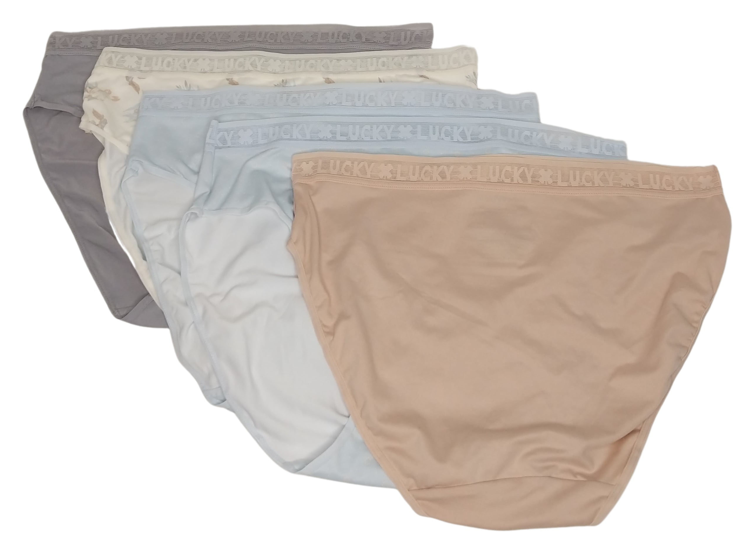 Lucky Brand, Intimates & Sleepwear, Lucky Brand Womens Hi Cut Panties  5pack Ultra Softfull Coverage