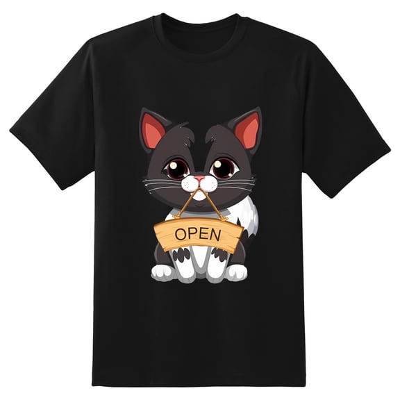 Men's Graphic TeeCat (6) Letter Print T-Shirts Round Neck Short Sleeves Sizes XS-5XL Summer Daily Casual Tops