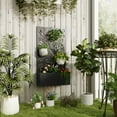 thumbnail image 2 of Outsunny Raised Garden Bed with Privacy Panel, Metal Planter Box, 2 of 10