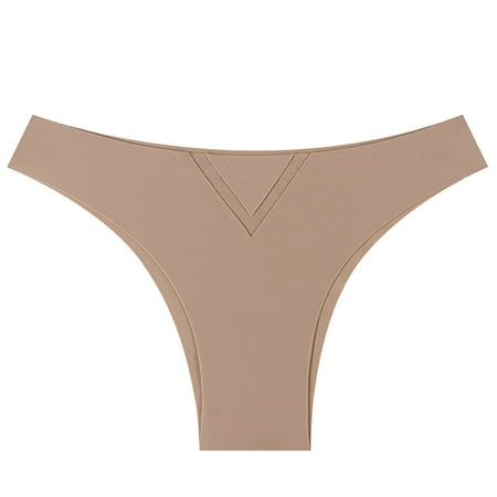 Summer Savings  Low-Waist Underwear  Half-Covering Panties  T-string  Sexy Design  For Women  Breathable  Comfortable  Everyday Wear  Plus Size Womens Shirts | Coffee S  Sopatenor