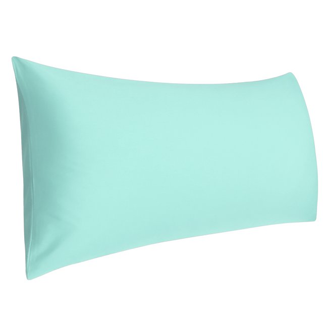 PiccoCasa Body Pillowcase 300 Thread Count Egyptian Cotton Pillowcase King Cyan