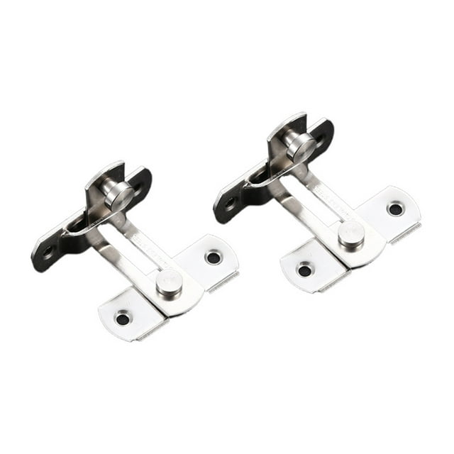 tredstone 2pack/lot Firm And Stable Bedroom Lock Latch With Movable Bolts Latch Lock Handle Latch Stainless Right angle trumpe S