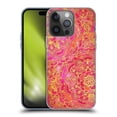 thumbnail image 1 of Head Case Designs Officially Licensed Micklyn Le Feuvre Mandala Hot Pink Gold and Orange Soft Gel Case Compatible with Apple iPhone 14 Pro, 1 of 7
