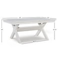 thumbnail image 4 of Turino Smokey White Dining Table, 4 of 7