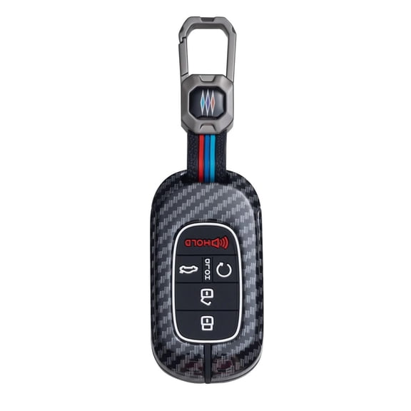 for Honda Key Fob Cover Metal Key Fob Holder Car Smart Key Case Keychain Compatible for Accord Civic CRV Pilot HRV 2024 2023 2022