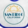 thumbnail image 4 of Inktastic San Diego California Boys or Girls Baby Bib, 4 of 4