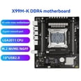 thumbnail image 2 of X99M-K Computer Motherboard LGA2011-3 Pin DDR4 PC Desktop, 2 of 5