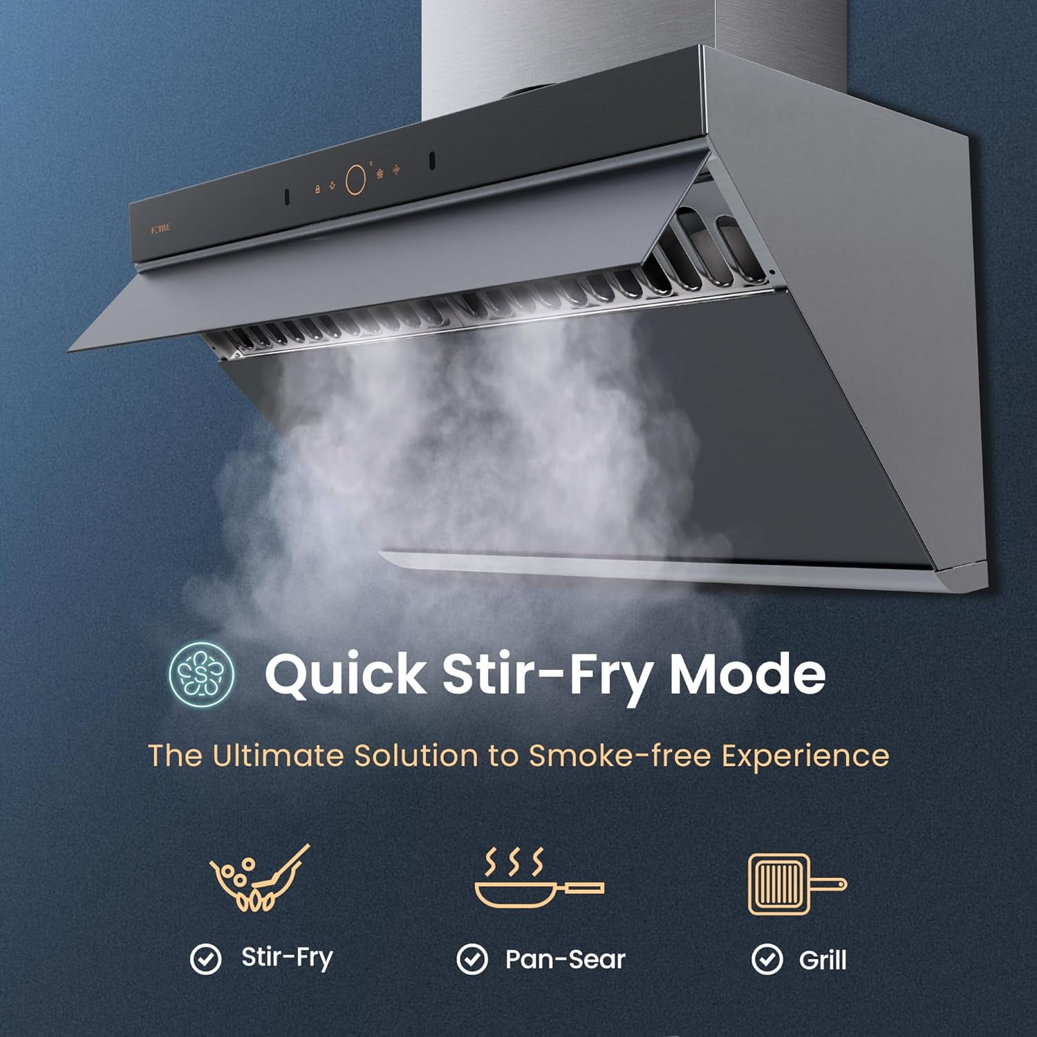 FOTILE 30 inch Ducted 1100-CFM MoonShadow Under Cabinet Range Hood