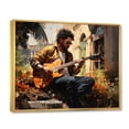 thumbnail image 2 of Designart "Vibes of Reggae Music II" Music Floater Framed Wall Art Print, 2 of 7