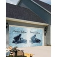 thumbnail image 4 of Christmas Garage Door Banner Cover 6 x 13 ft, Christmas Xmas Tree Winter Snowflake Retro Truck Christmas Garage Door Decorations Holiday Christmas Backdrop Decor for Winter New Year Xmas Party, 4 of 6