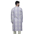 thumbnail image 5 of Atasi Printed Kurta For Men Mandarin Collar Cotton Poplin Casual Kurta Shirt, 5 of 7