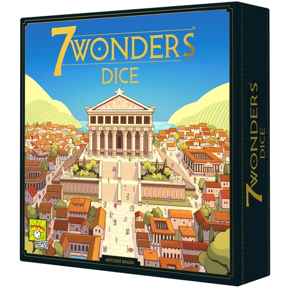 7 Wonders Dice Family Strategy Game for Ages 10 , from Asmodee