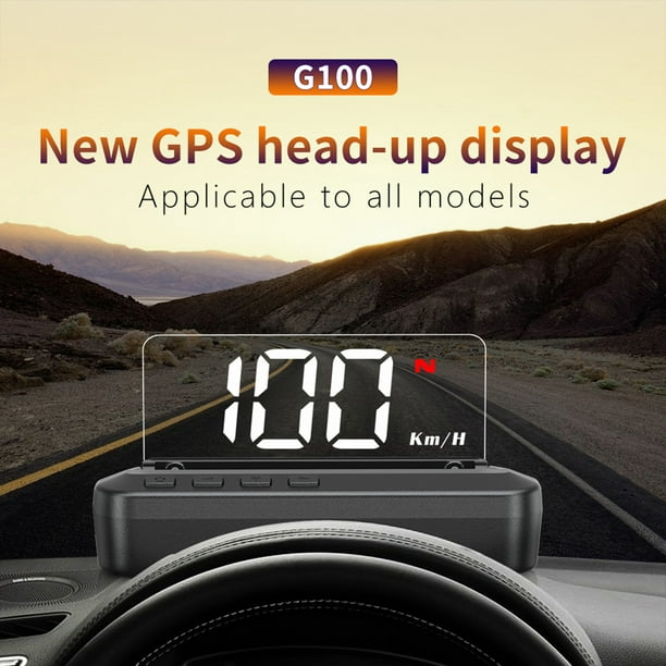 Voiture HUD GPS compteur de vitesse Universal Digital projecteur