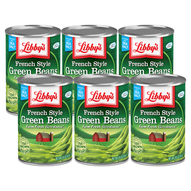 (6 Cans) Libby's French Style Green Beans, 14.5 oz