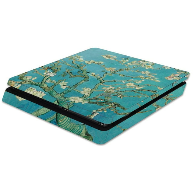 MightySkins Skin Compatible with Sony PS4 Slim Console - Almond Blossom | Protective, Durable, and Unique Vinyl Decal wrap Cover | Easy to Apply, Remove, and Change Styles | Made in The USA