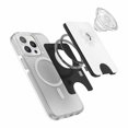 thumbnail image 5 of PopSockets PopWallet+ pour MagSafe Rond avec Anneau D'adaptation Blanc/Clear, 5 of 5