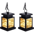 thumbnail image 1 of Amdohai 2 Pack Solar Lanterns Outdoor Waterproof Hanging Solar Lights Outdoor 30, 1 of 6