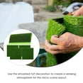 thumbnail image 5 of UPGRATOR 5Pcs Artificial Grass Plastic Grass Mat for Home Decor Square Green, 5 of 5