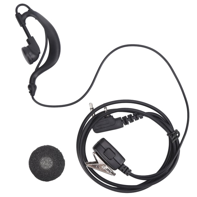 Auricular, Walkie Talkie Auricular PTT Grueso Auriculares de Radio de Manera Los Mejores de su Clase