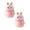A72 Pink 2.4x4.7" 2Pack, variant on 2Pcs Up Automatic Toothpick Dispenser Rabbit Shaped Toothpick Holder Rabbit Cartoon Storage Suitable For Home Kitchen Dining Storage Containers
