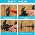 thumbnail image 3 of 2 Piece Roof Rack Scoop Rack for Truck Overland Gear Off Road Roof Rack Accessories Fits 0.65In to 1.55In Diameter Tools, 3 of 6
