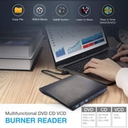 External CD DVD Drive with USB 3.0 Portable DVD/CD+/-RW Player Burner for Laptop PC Mac HP