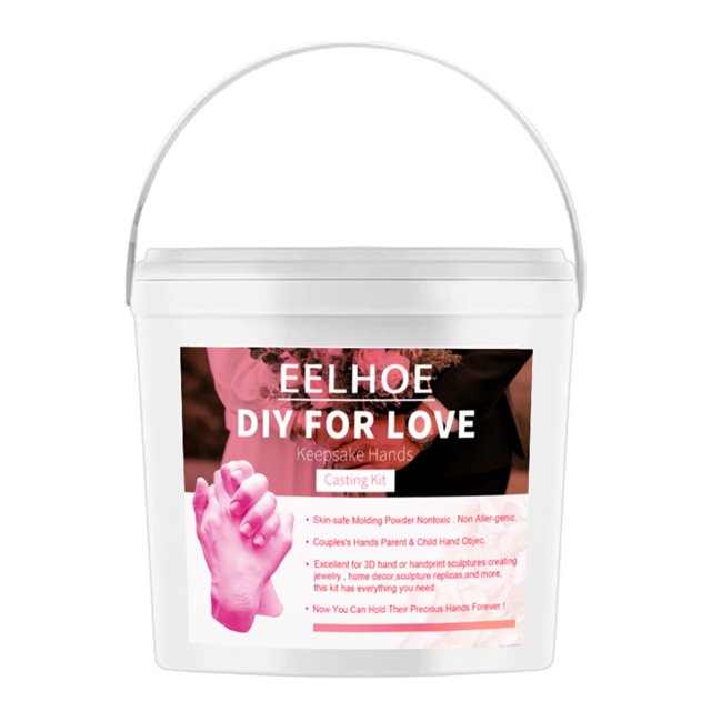 EELHOE DIY for Love Keepsake Hands Casting Kit Skin Secure EELHOE Polvo para moldear a mano