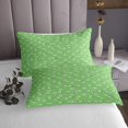 thumbnail image 3 of Erosebridal Green Bowknot Quilt Sets for Twin Size Bed, Cartoon Ribbon Bed Set, Modern Chic Bow Decor, 3 of 5