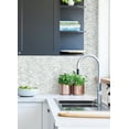 thumbnail image 5 of Rachel Zoe Silver Seraphina Peel & Stick Wallpaper, 5 of 7