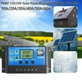 thumbnail image 2 of 60A Solar Panel Battery Regulator Charge Controller PWM LCD Dual USB 12V/24V, 2 of 12