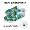 thumbnail image 6 of Goofa Hawaii Palms Print Womens Mens Cotton Lightweight House Slippers , Washable Home Slippers,Indoor Comfy Bedroom Cozy Slippers-39/40, 6 of 7