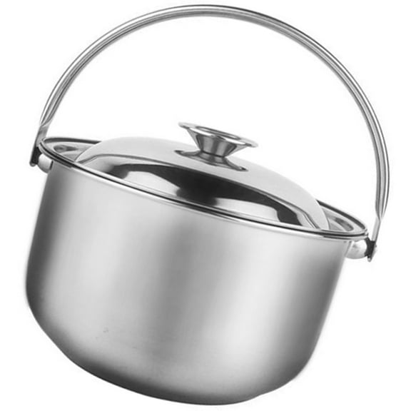 OFFIGAM Multipurpose Household Stockpot Set - Large Capacity Cooking Pot for Soup, Stew, Boiling, Kitchen Use