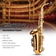 thumbnail image 4 of Saxofón Alto AS-482 en Mi bemol, acabado dorado en latón - Ideal para principiantes y músicos intermedios, incluye estuche rígido, cepillo de limpieza, paño, guantes, 2 correas y soporte para cuello., 4 of 6