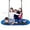 Blue, variant on Topbuy 60" Flying Saucer Tree Swing Set Outdoor Oval Swing Adjustable Hanging Ropes for Kids Colorful