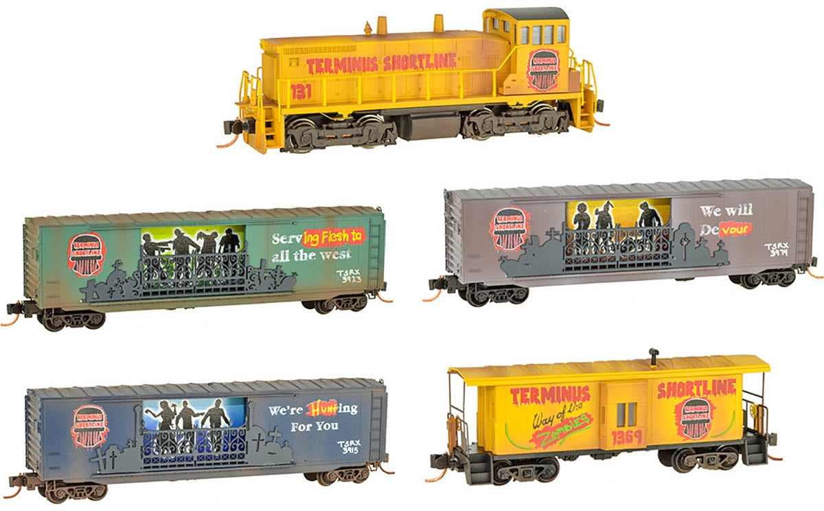 N scale halloween sales train sets