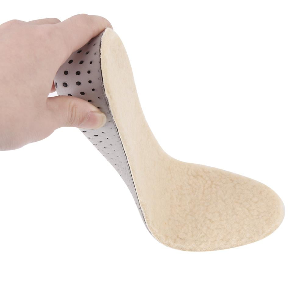 wool felt heel lift