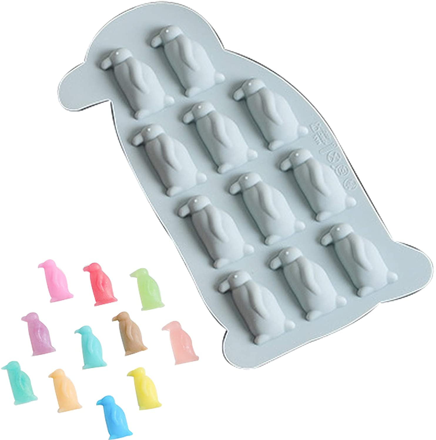 New Easter Bunny Face or Feet Rubber Shaped Ice Cube Tray Ice Cube Molds~Choice 