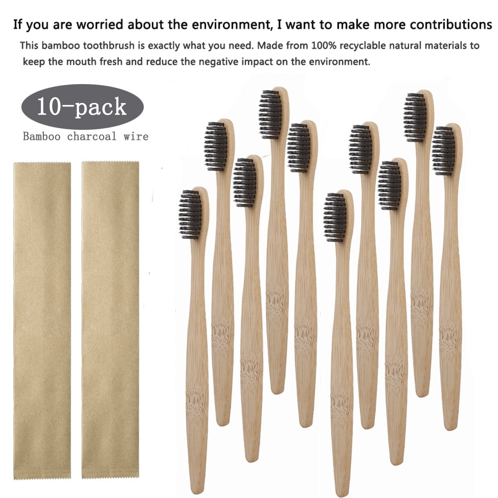 Biodegradable Reusable Bamboo Toothbrushes, Bamboo Toothbrush made from