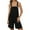 Black, variant on Jumpsuits For Women Summer Short Overalls Casual Sleeveless Loose Women's Rompers (Yellow L)