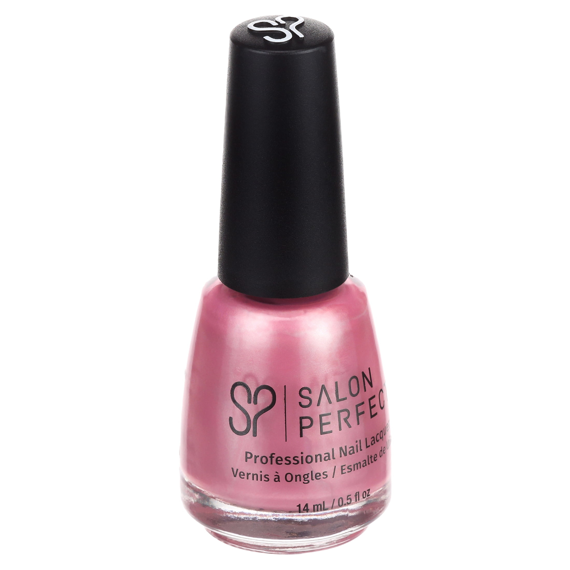 Salon Perfect Nail Polish, Pink Shimmer, Pearlie Pink 213, 0.5 fl oz