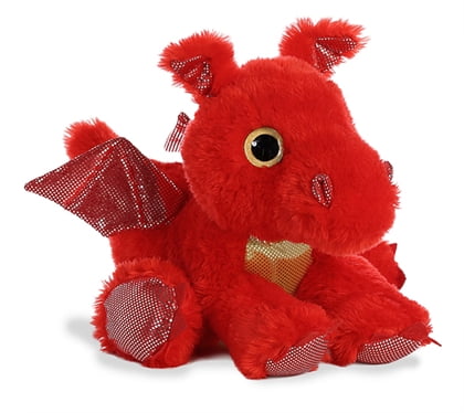Details about   ROGUE BLACK DRAGON & FLAME RED DRAGON 7" Stuffed Animal Plush by Aurora 