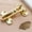 Gold, variant on Kiplyki Flash Rocker Bar Door Lock Durable Door Lock Security Rocker Bar Door Guard for Front Doors Home Security Door Lock Hotel Door Lock